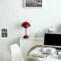 Preppy Mushroom Table Lamp with flower bud design, three-speed adjustment, ideal for indoor lighting and home decor.