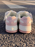 Kawaii pink sneakers for casual and streetwear