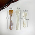 Sustainable oyster spoon for caviar serving