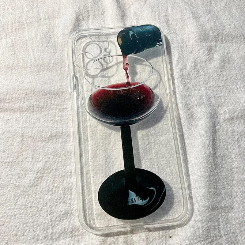 Korean INS Transparent Shockproof Cover for iPhone Models