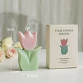 Birthday Gift Tulip Flower Aromatherapy Candle