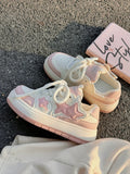 Stylish pink sneakers for street style and sports
