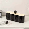 Purple dopamine storage box with lid for vanity, bathroom, or desk

