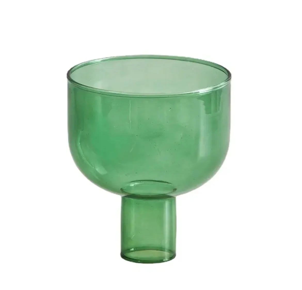 Elegant Retro Glass Candle Holder – Perfect for Terrarium and Floral Decor
