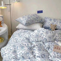 Floral Bedding Set in Vintage Style for Cozy Bedroom Decor