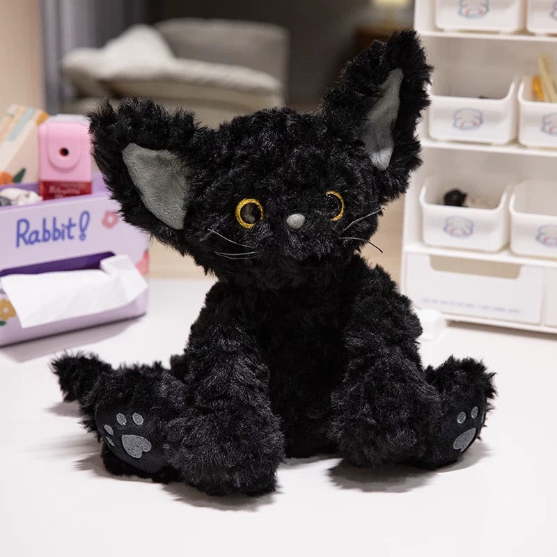 Cuddly Black Cat Soft Toy – Great Gift for Cat Lovers