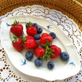 Hand-painted swallow ceramic tableware plate