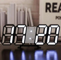 Hanging 3D wall clock for office and living room decor