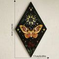 Minimalist gothic butterfly wall hanging for home decor