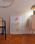 Ocean-inspired pastel print set with soft color gradients and summer energy