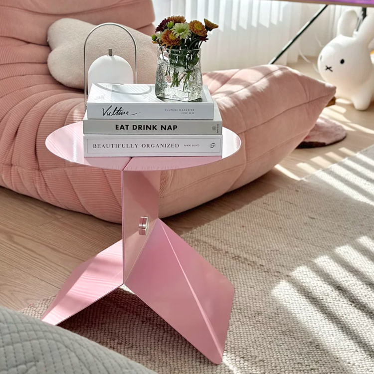 Modern Pink Tea Table for Stylish Homes