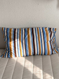 Multicolor Striped Pillow Case