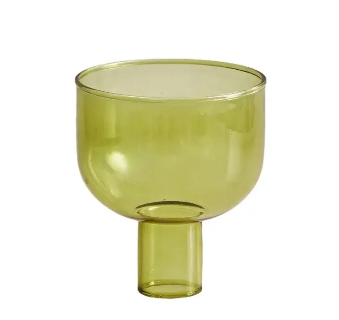 Nordic Colorful Glass Candle Holder – Elegant Home Decoration