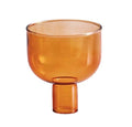 Nordic Round Glass Vase – Versatile Table Decor for Home and Office