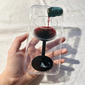 Stylish Transparent Champagne Design for iPhone 16 to Mini