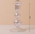 Exquisite glass candle holder with lace pattern