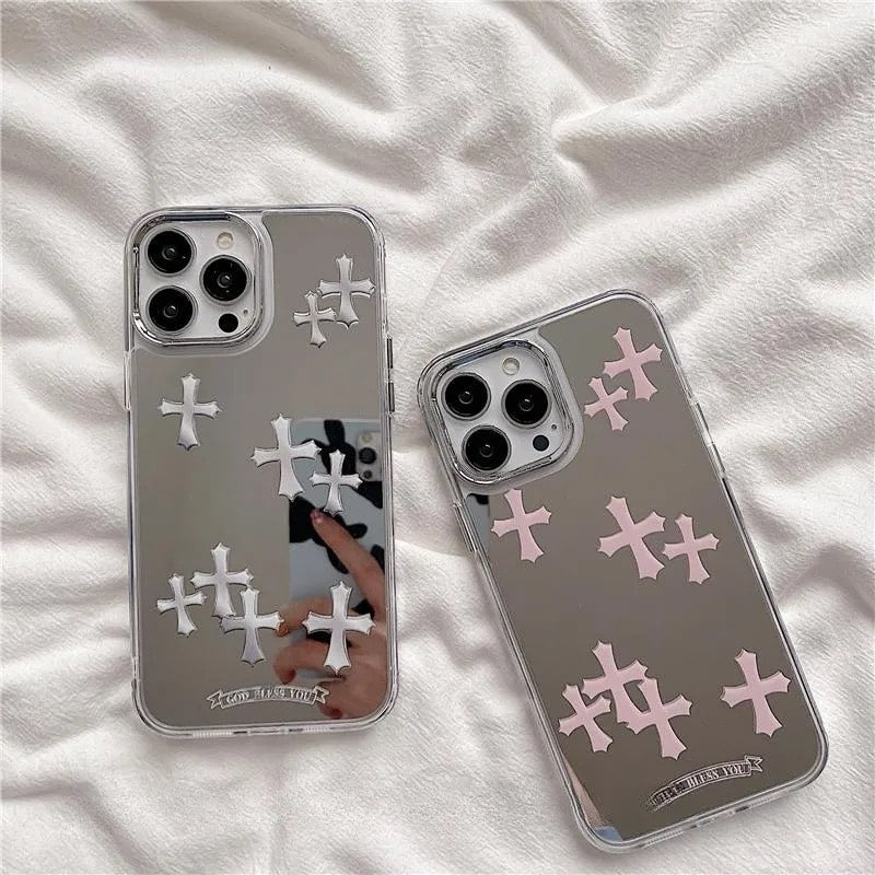 Pink Cross iPhone Case for iPhone 13