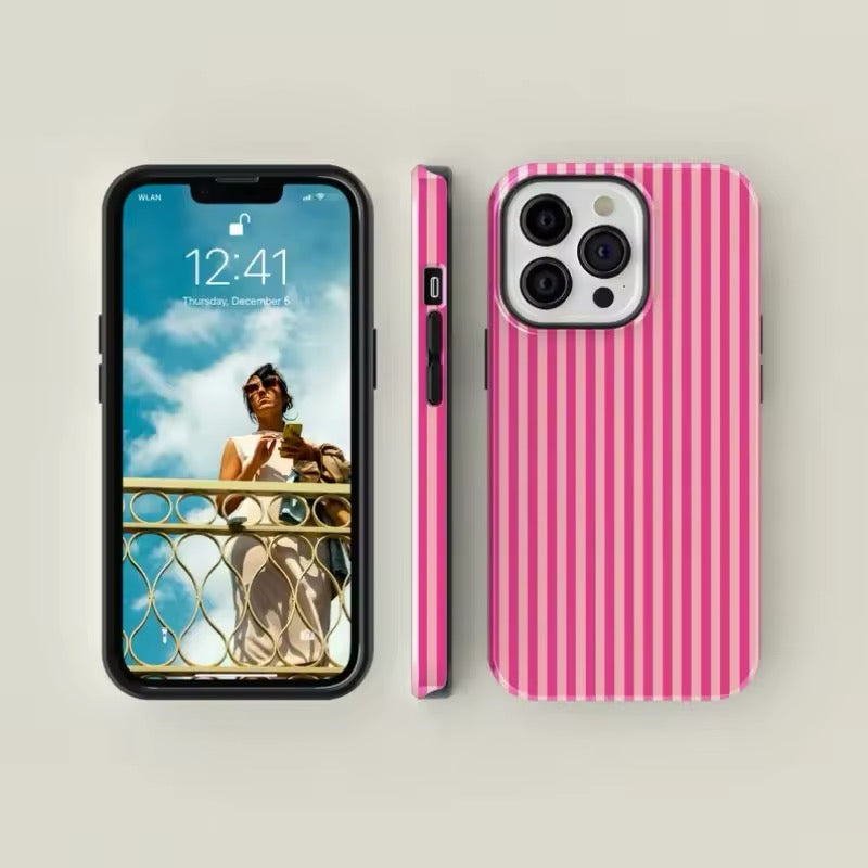 Shockproof and stylish iPhone case with retro design