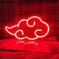 Red Cloud Neon Sign Anime-Inspired LED Neon Light for Bedrooms