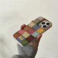 Colorful patchwork iPhone cover for iPhone 16 Pro Max