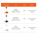 Retro modern ceiling light for restaurants and home