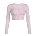 Soft and stylish coquette crop top ideal for Y2K and coquette outfits