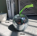 Glass mirror disco apple for aesthetic and holiday decor