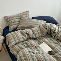 Coastal Blue Gingham Duvet Cover Set